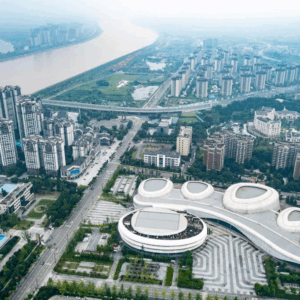 Sewage Treatment Plant of Meishan Industrial Park, Sichuan. China