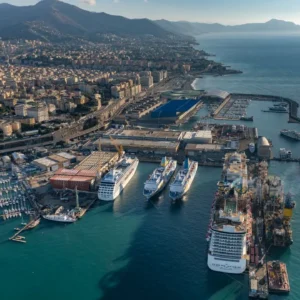 Sustainable Seawater Desalination Infrastructure.Port of Genoa. Italy