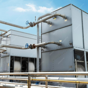 WATER TREATMENT FOR EVAPORATIVE CONDENSERS. FOOD FACTORY. MADRID. SPAIN