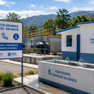 Sewerage System, Wastewater Treatment Plant and Water Reuse for Irrigation, La Merced – San Agustín