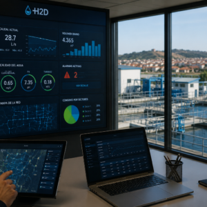 Building a Smart Urban Water System in Marchamalo through the +H2D Digital Water Management Platform